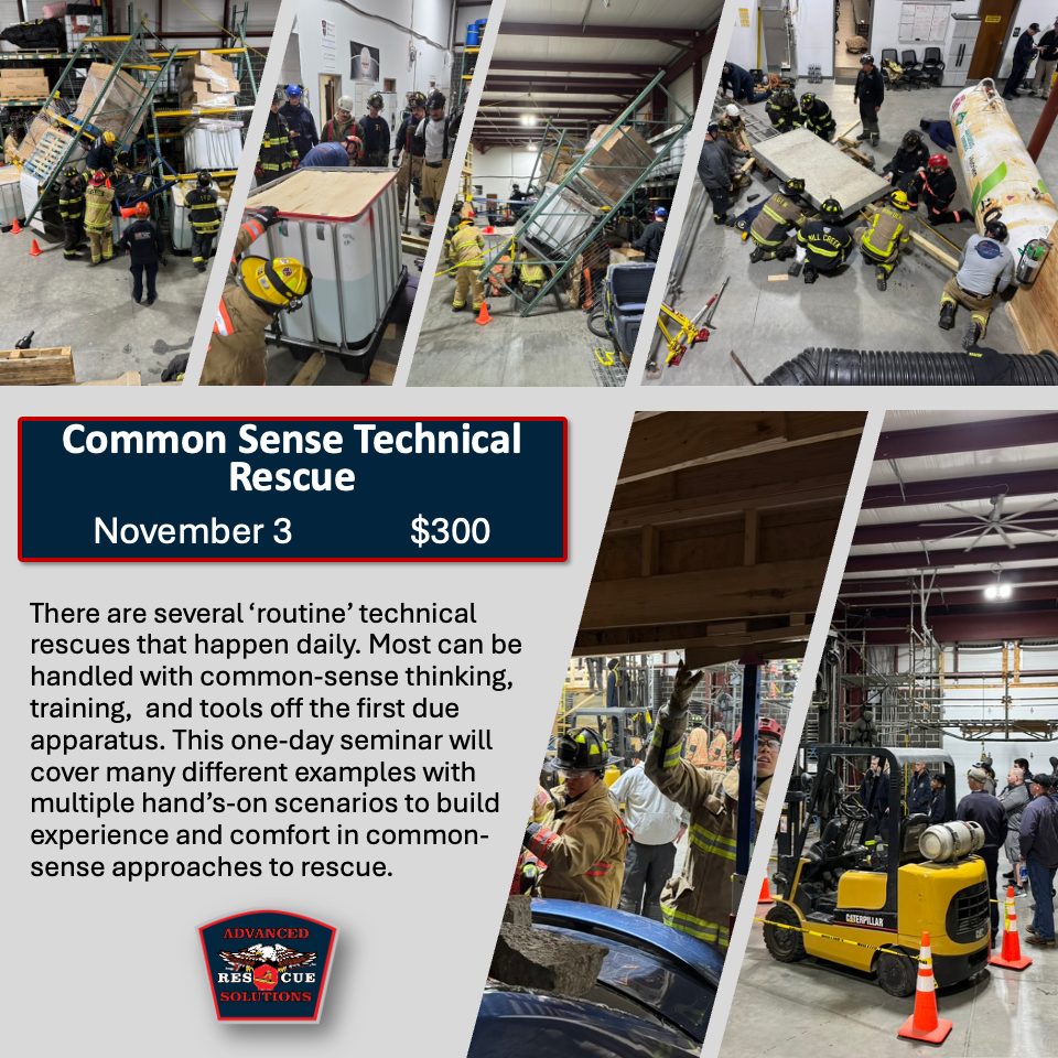 Common Sense Technical Rescue - Nov 3