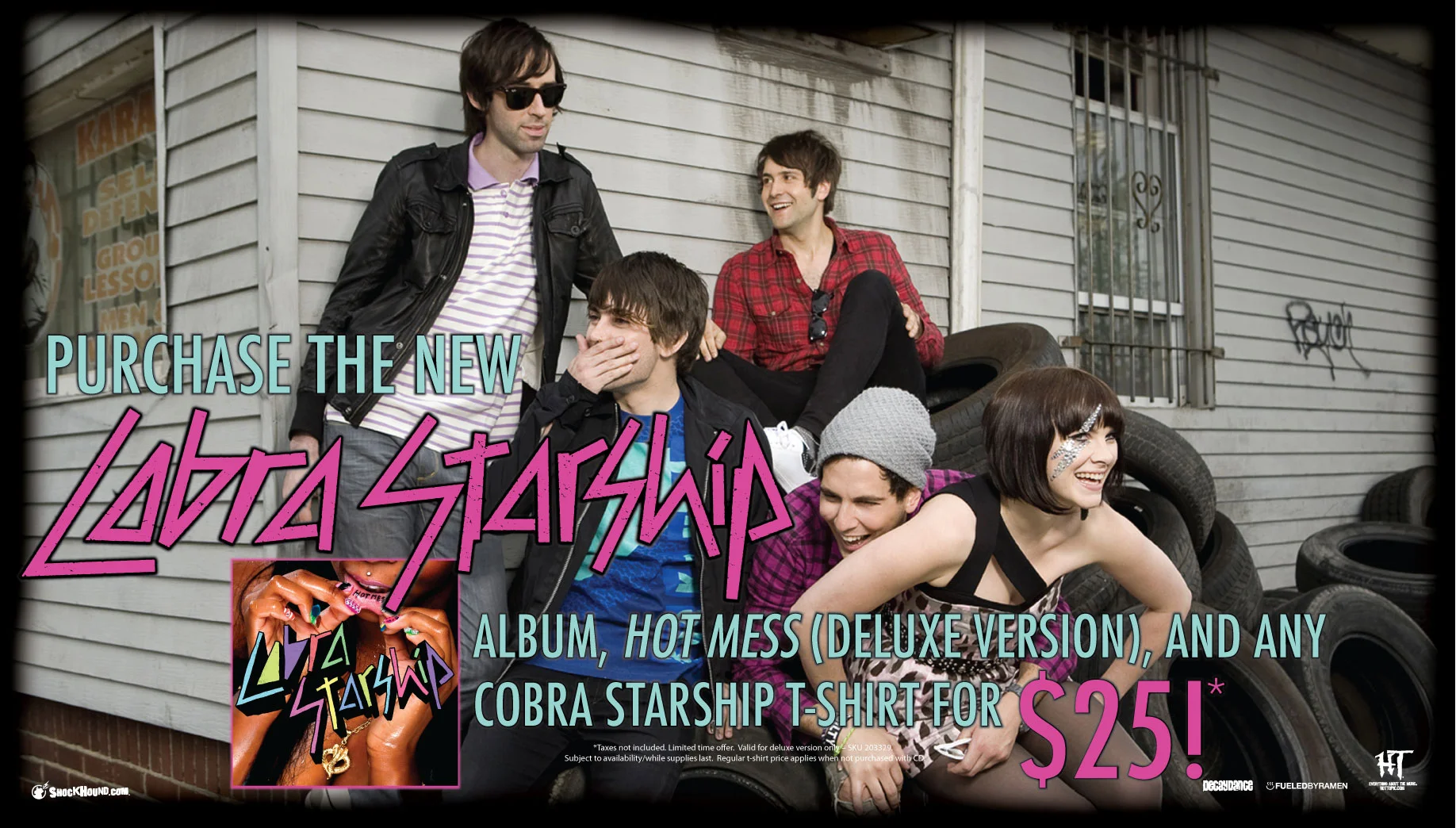 Cobra Starship Bundle Sign