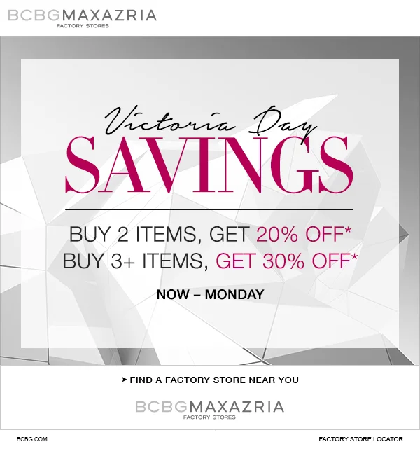 BCBG Email blast