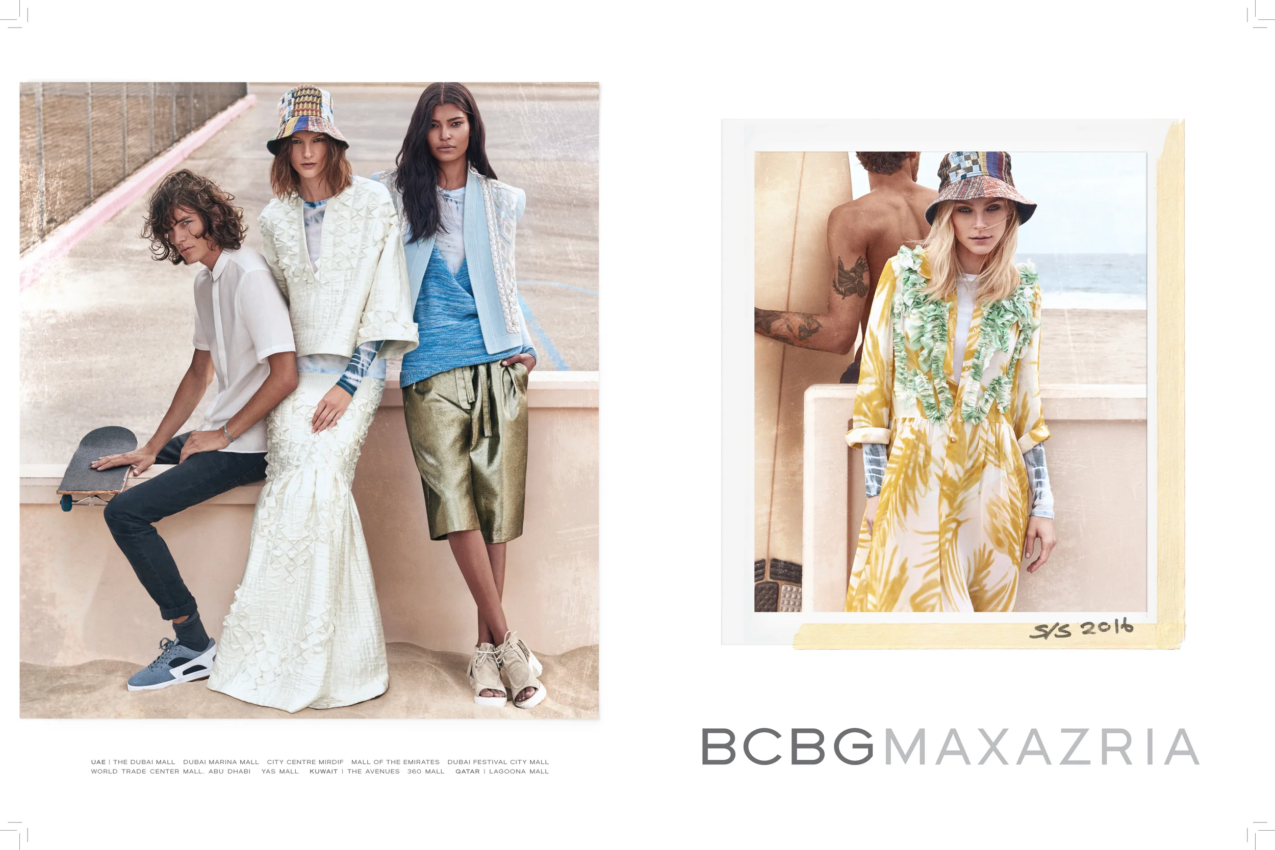 BCBG Magazine Ad 2016 - Double Page Spread