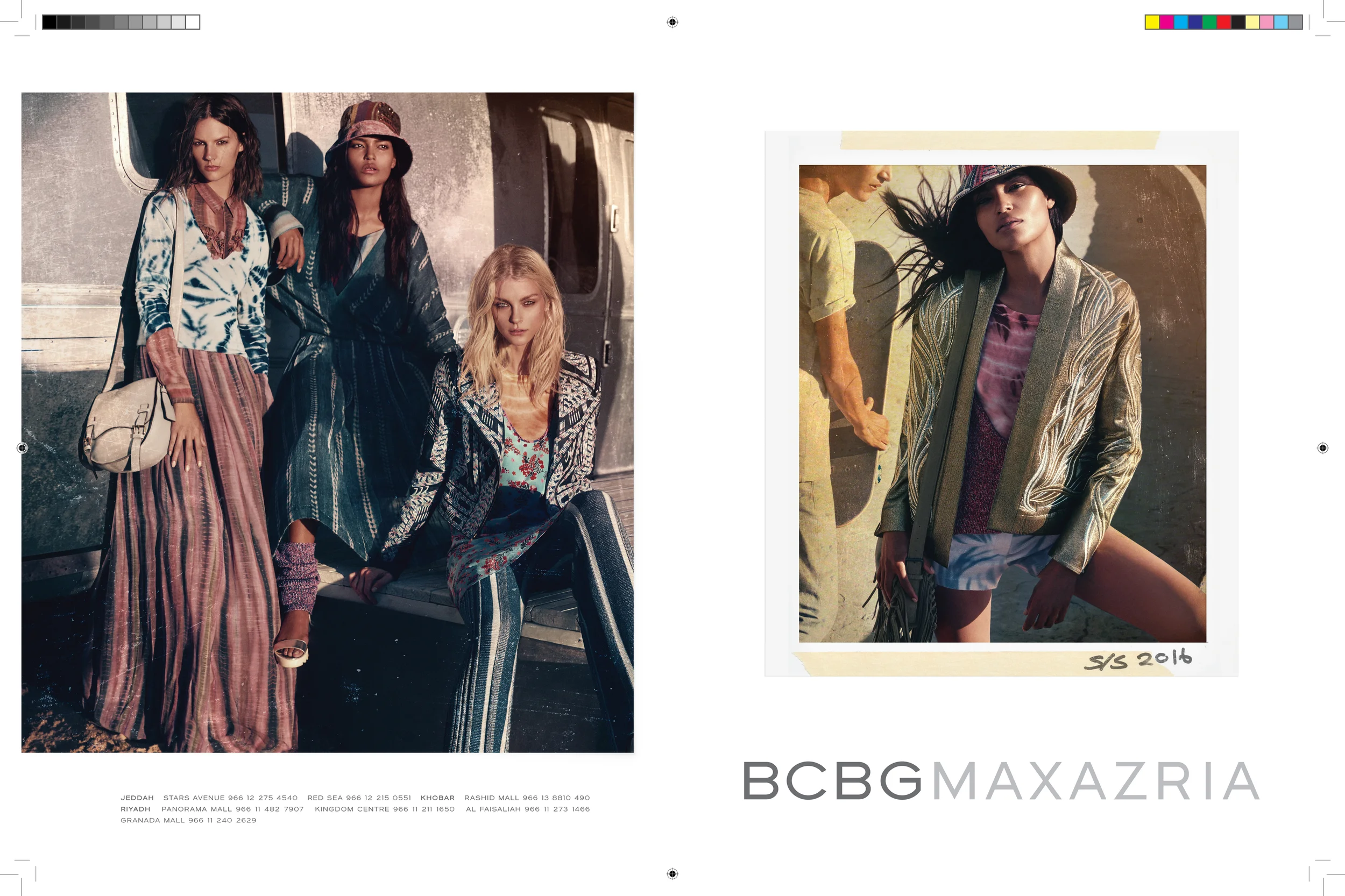 BCBG Magazine Ad 2016 - Double Page Spread