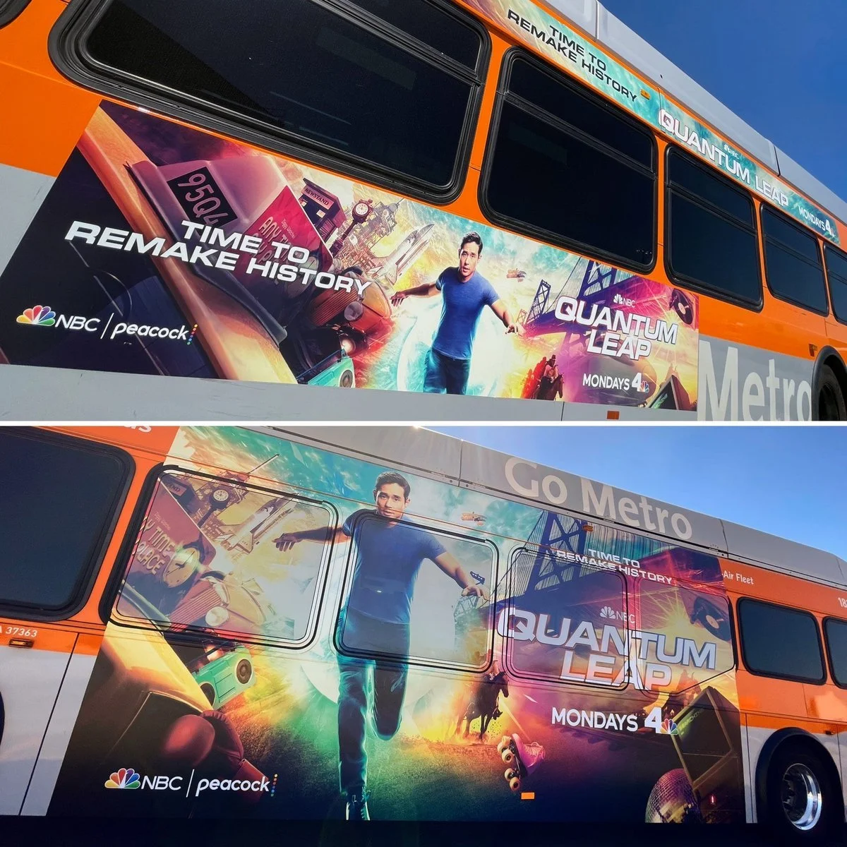 Quantum Leap Bus Graphic 1 and 2