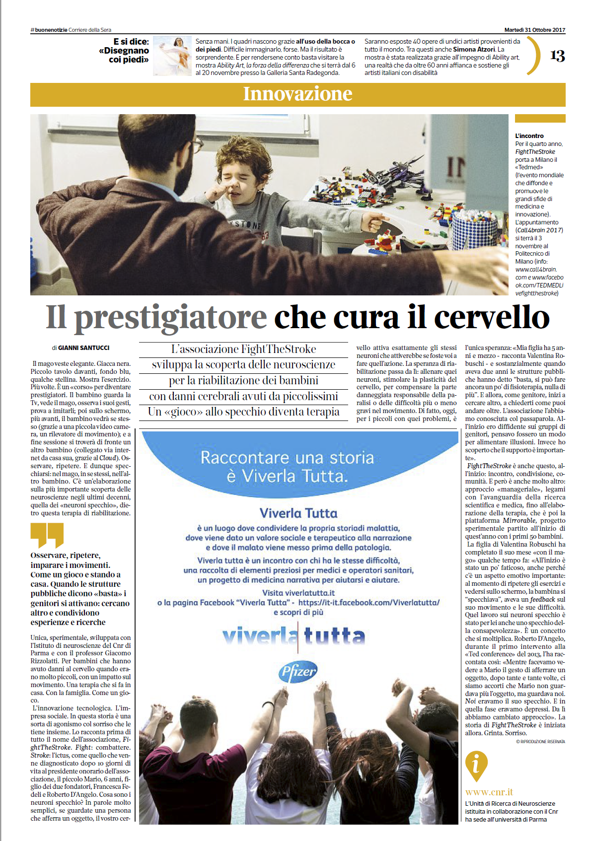 Il Prestigiatore che cura il cervello