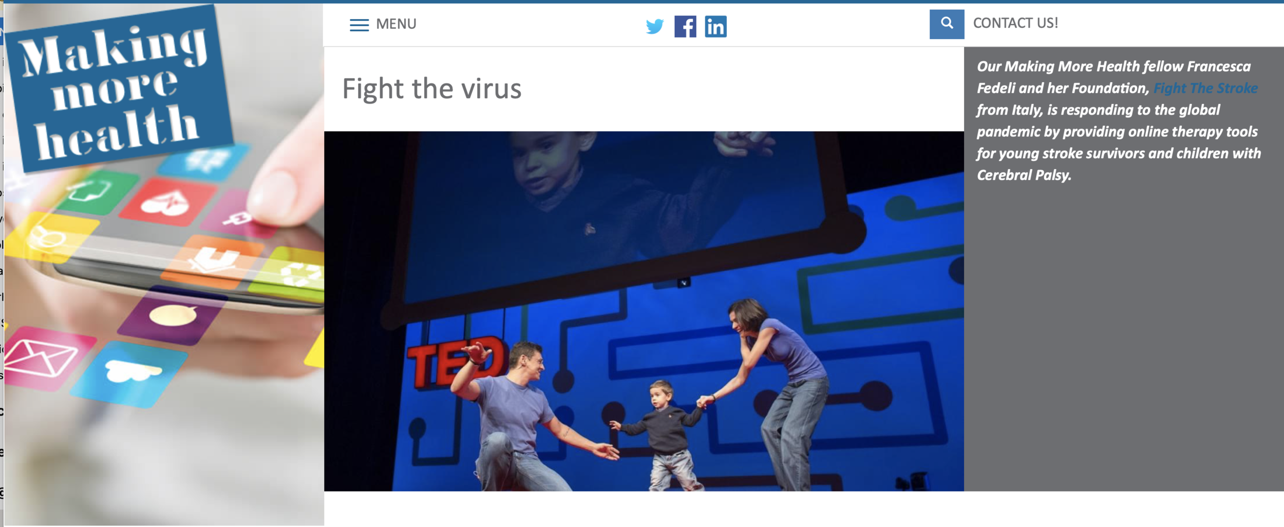 Making More Health: Fight The Virus