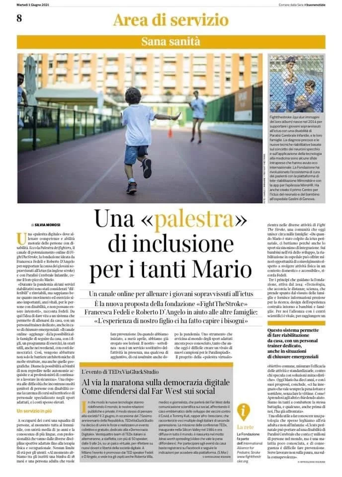 Corriere Buone Notizie, 1/6/2021 / Corriere della Sera