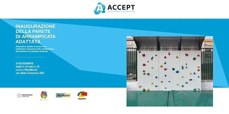 INAUGURAZIONE DELLA PARETE DI ARRAMPICATA ADATTATA ACCEPT