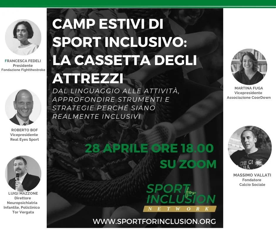 Camp estivi di sport inclusivo: la cassetta degli attrezzi