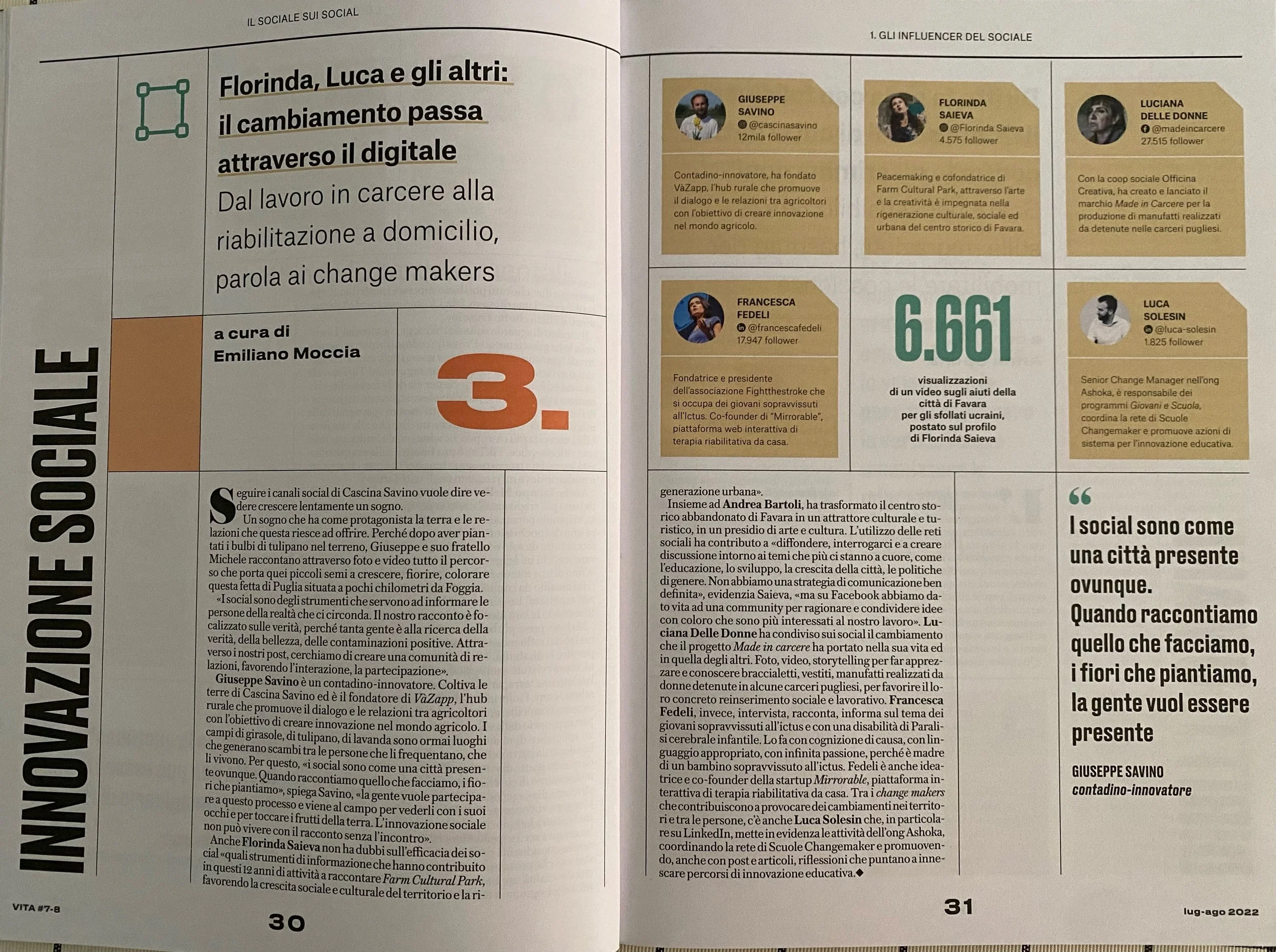 Vita - Luglio/Agosto 2022