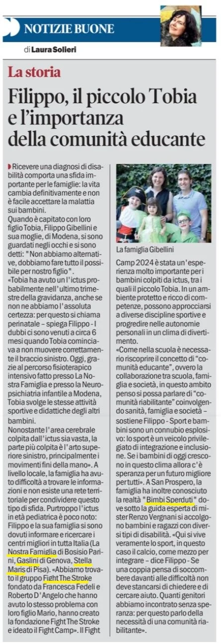 Filippo, il piccolo Tobia e l'importanza della comunità educante