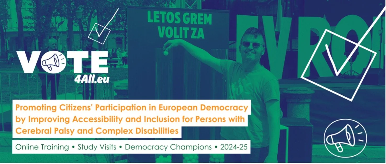 Partecipa con FightTheStroke al progetto europeo Vote4All: per promuovere la partecipazione alla democrazia delle persone con Paralisi Cerebrale.