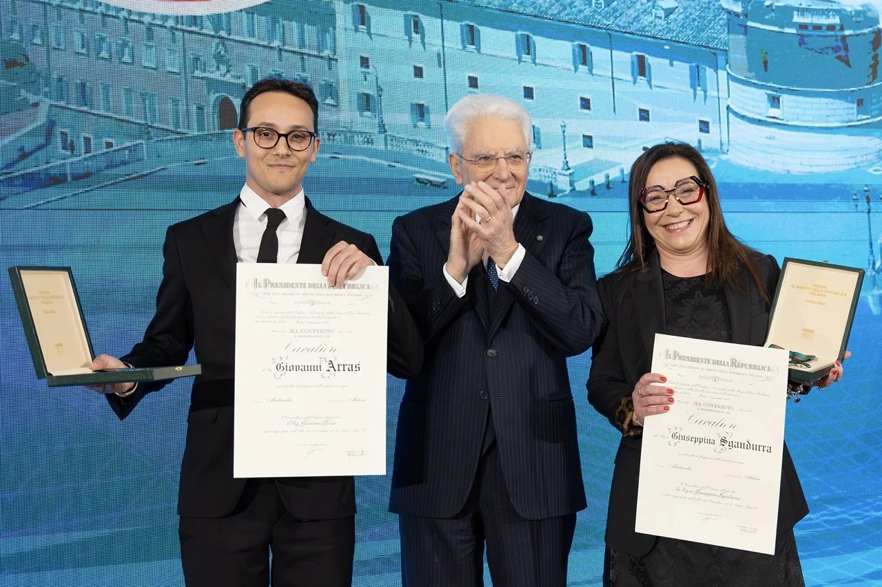L’onorificenza di Cavalieri dell’Ordine al Merito della Repubblica Italiana a Giovanni Arras e a Giuseppina Sgandurra è un inno all’innovazione e al design inclusivo promosso da Fightthestroke