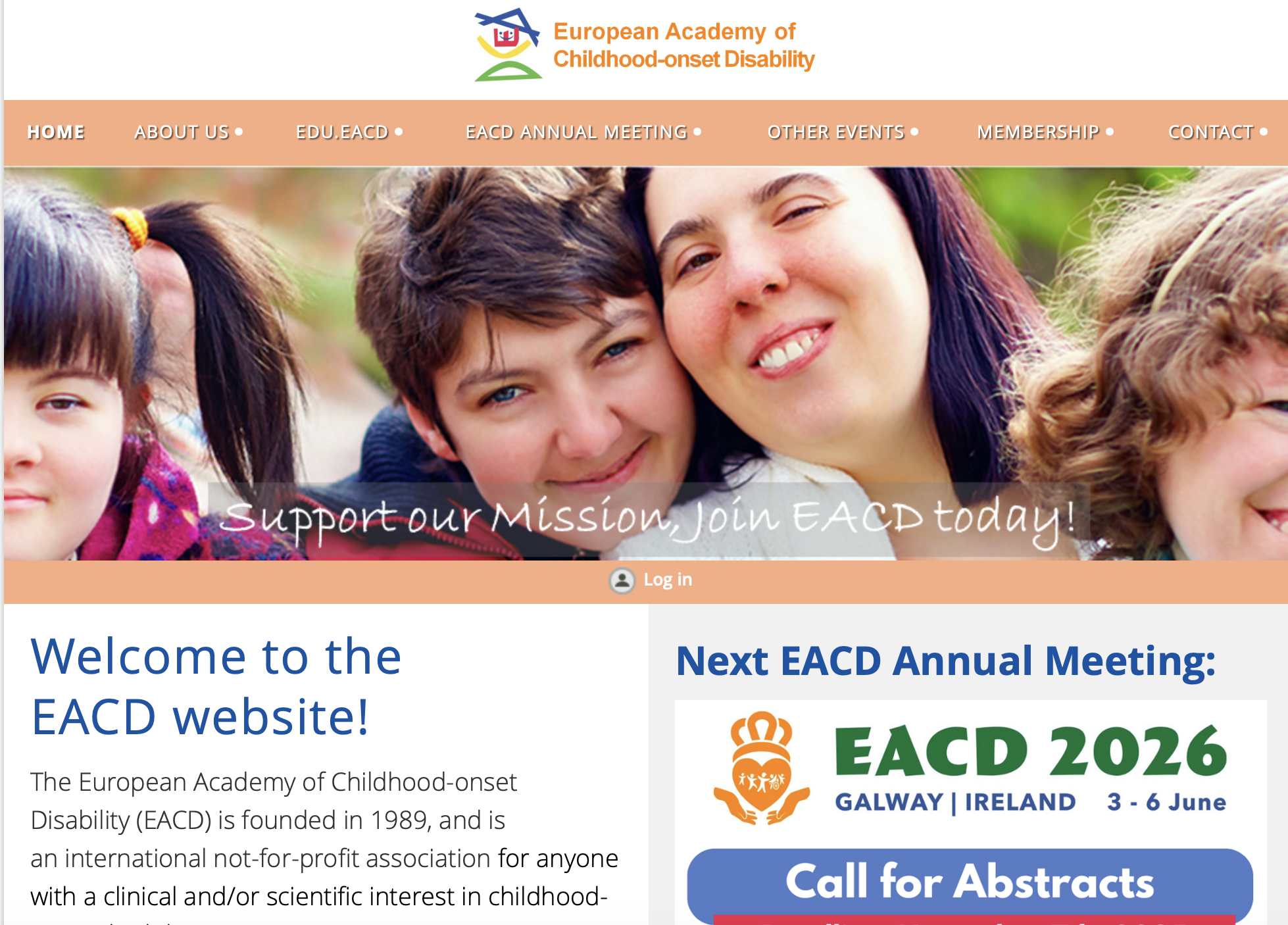 European Academy Of Childhood-onset Disability