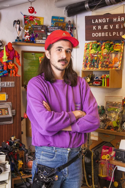 Bobby Ågren i salonen hos Ruben og Bobby