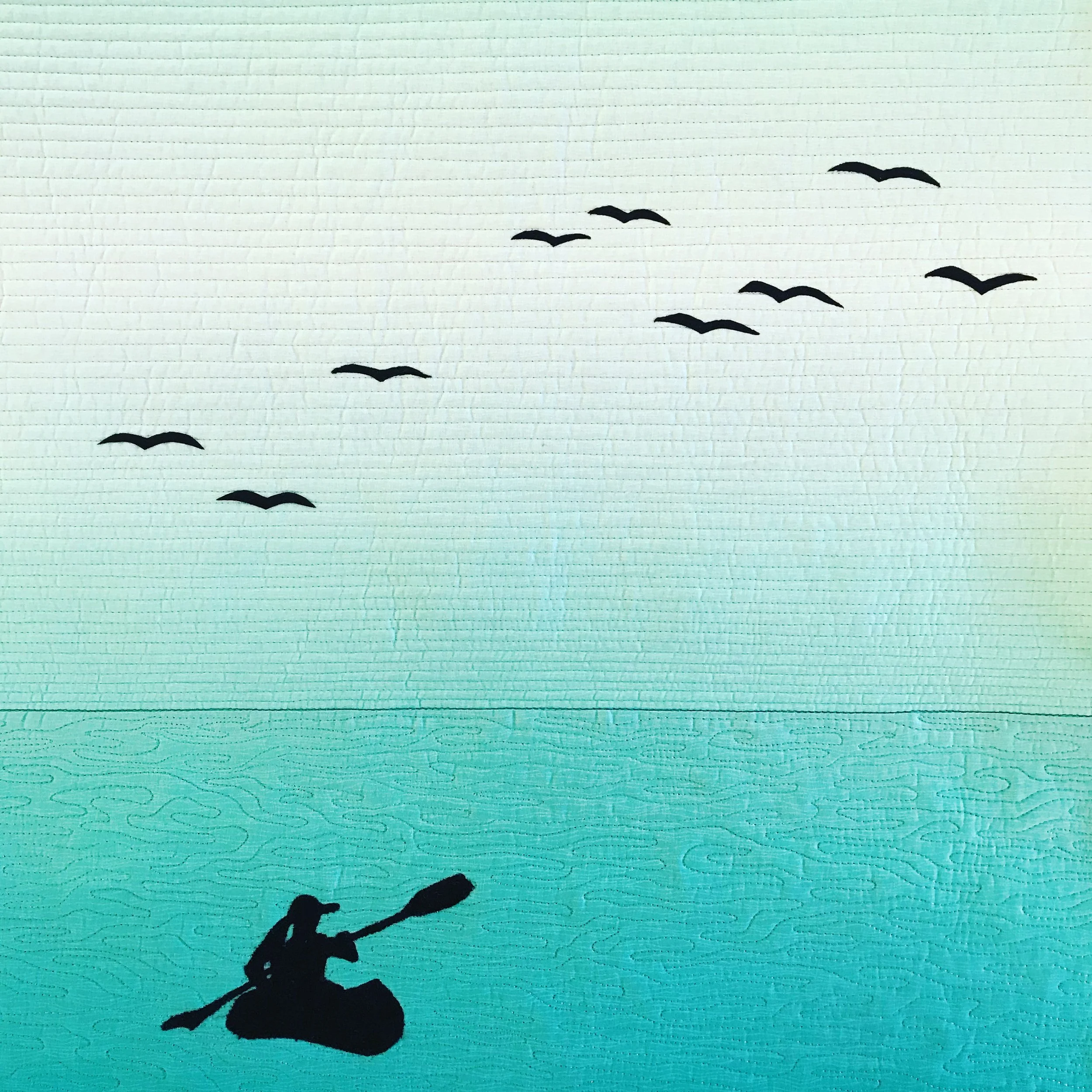 Paddle at Dawn (detail)