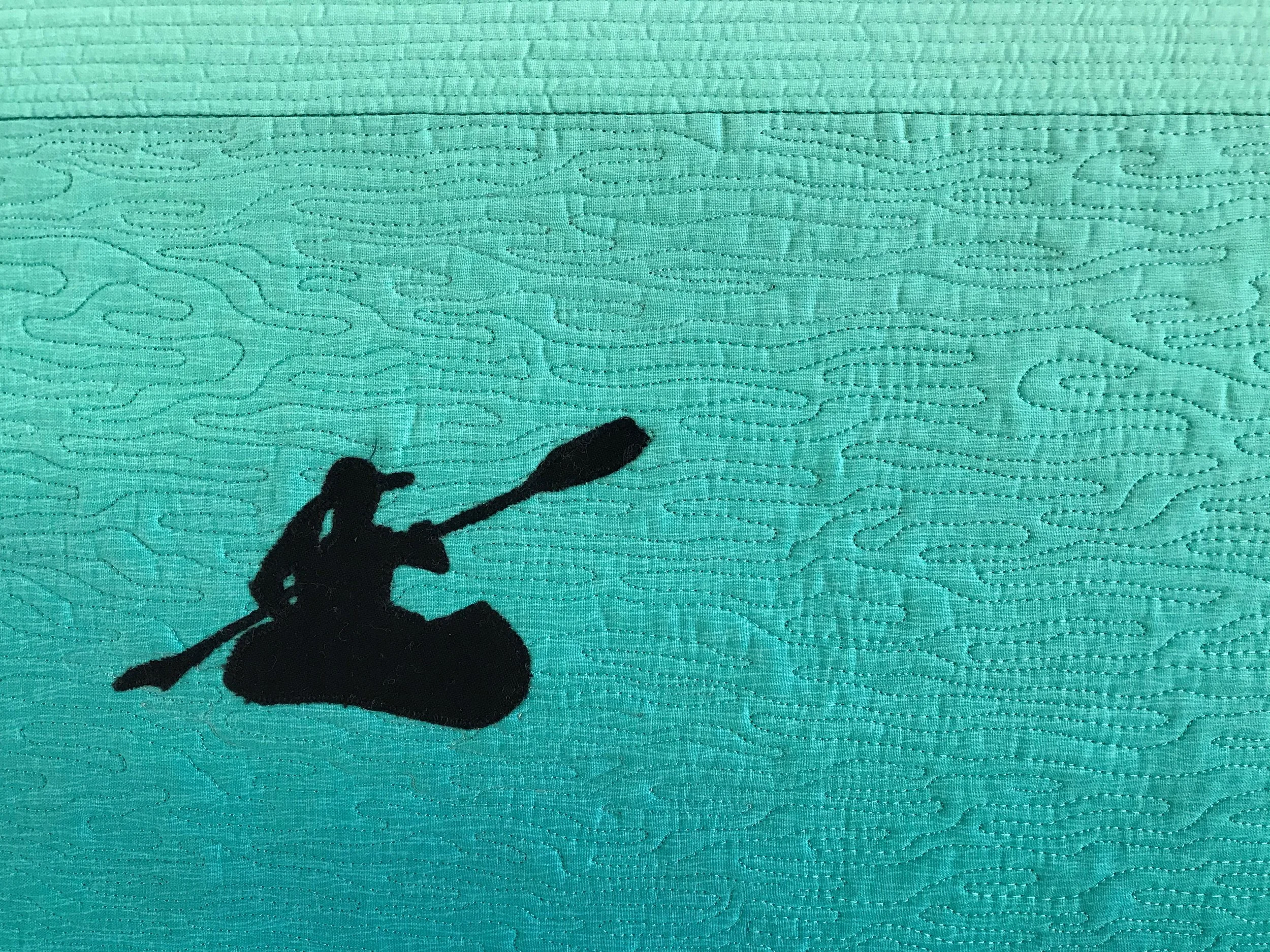 Paddle at Dawn (close detail)