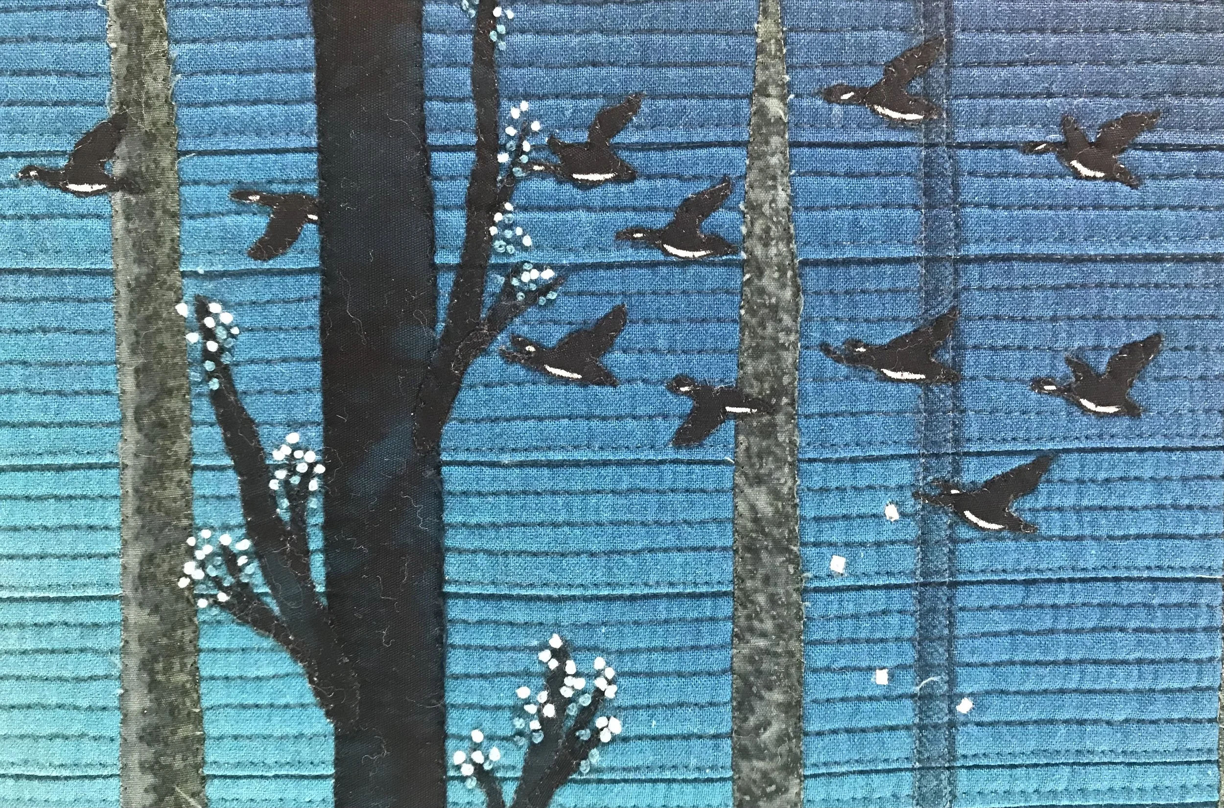 The Wisdom of Trees - detail, Canada Geese.