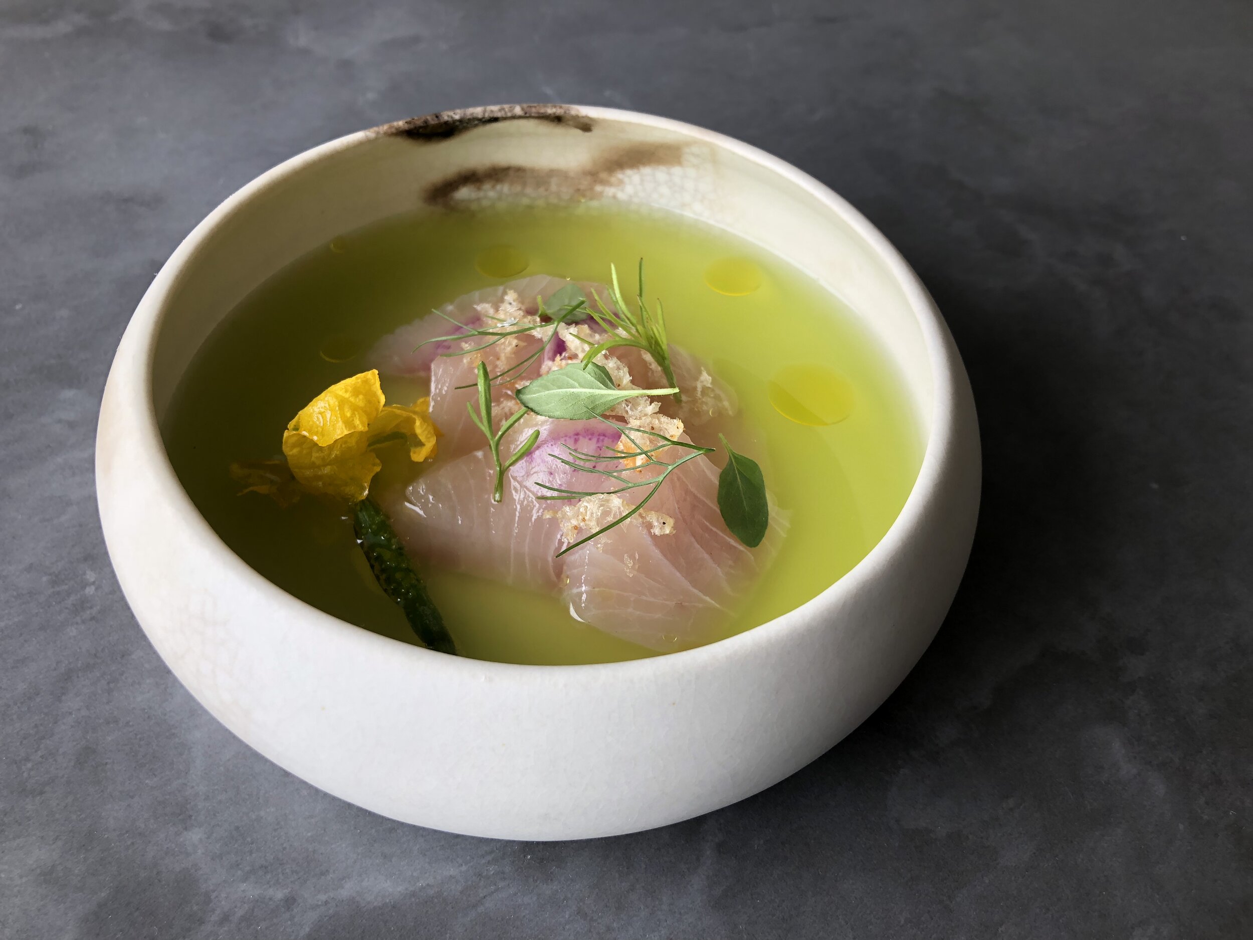 Yellowtail, Melon "Aguachile"