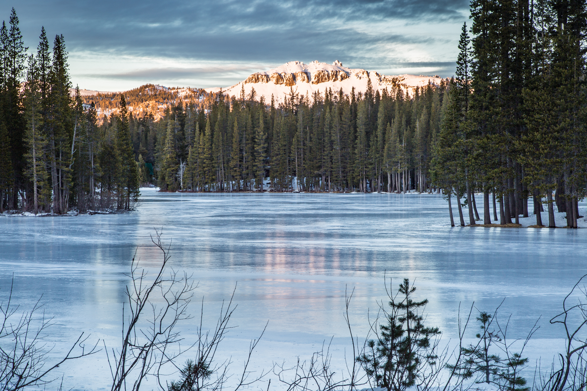 Castle Peak from Serene Lakes