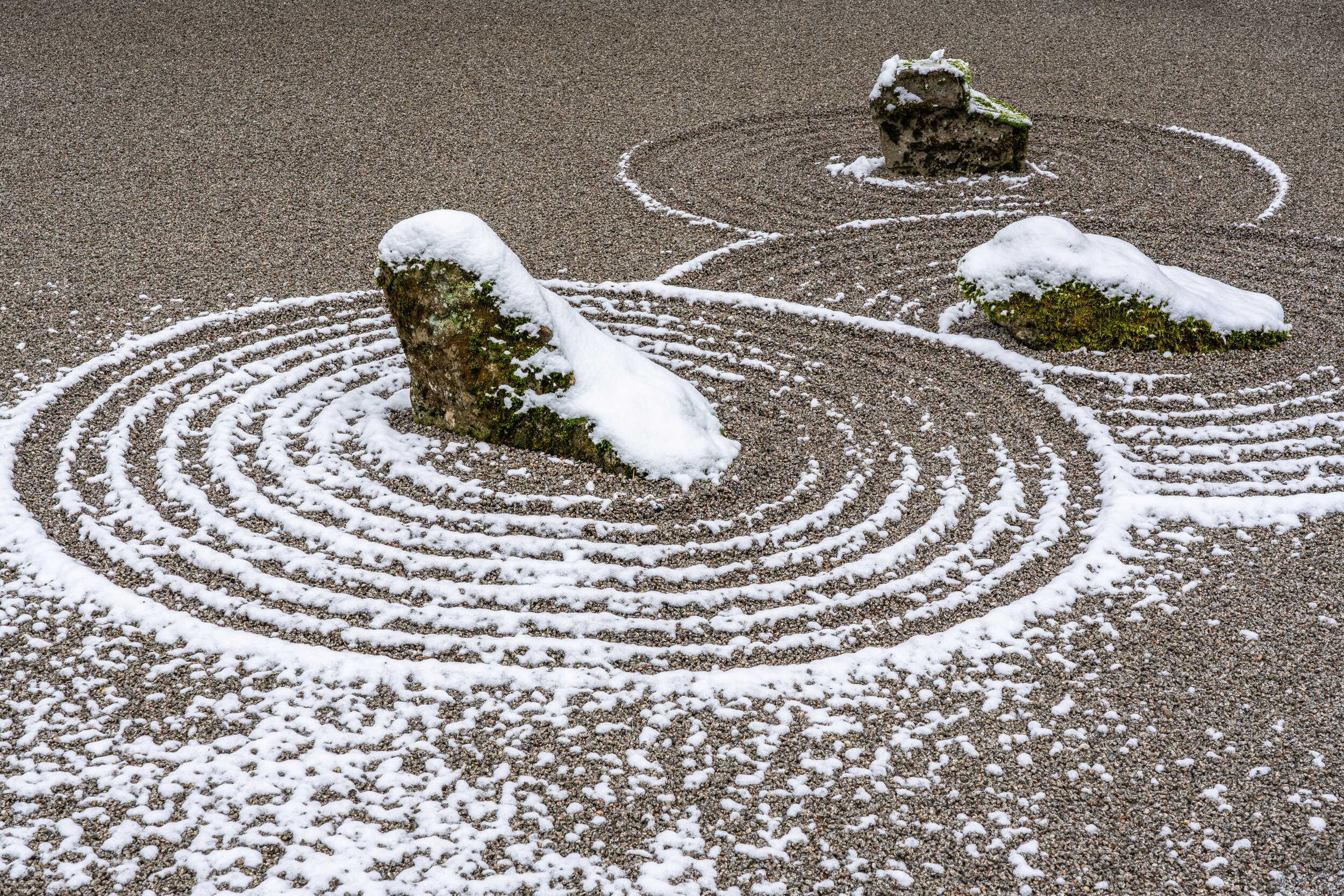 Snow, Sand, and Rock, Japanese Garden