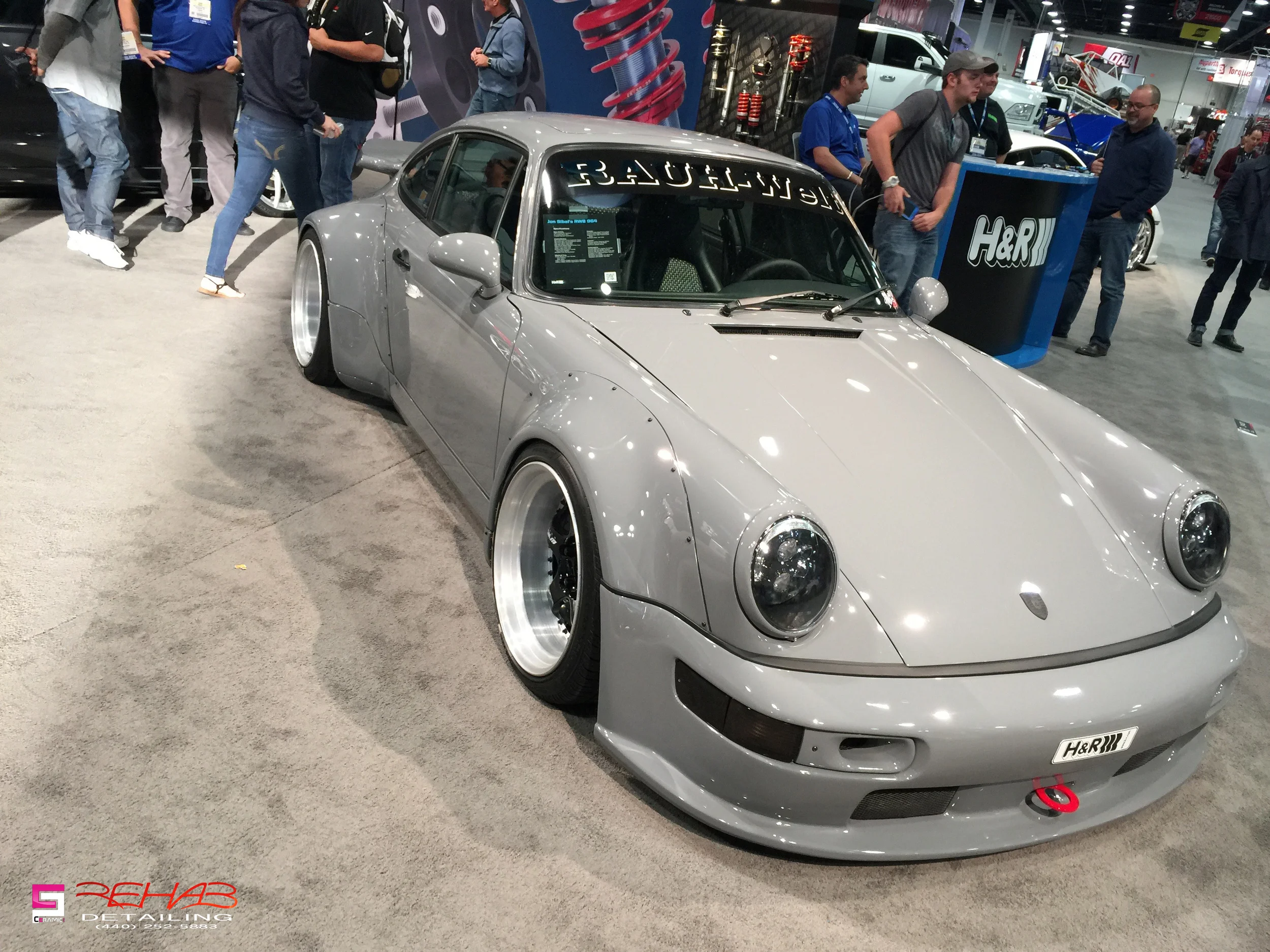 RWB had several Porsches in attendance at various booths