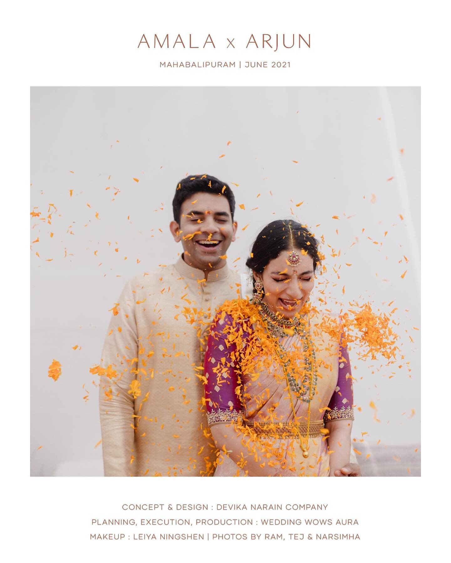 A few pictures from Amala &amp; Arjun&rsquo;s beautiful wedding last year. 

-
Also, hello! It&rsquo;s been a long break. Hoping to be more regular from here on. 🤞🏽