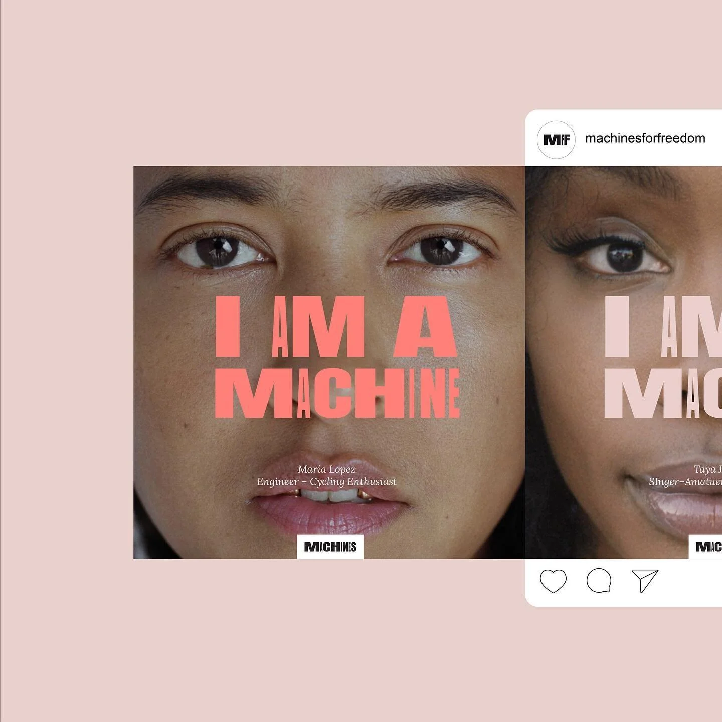 Killed. Design and art direction for @machinesforfreedom, a women&rsquo;s cycling brand that makes gear for women of all shapes and sizes. 

#branding #brandidentity #logo #logodesign #wordmark #logotype #brandmark #graphicdesign #graphicdesigner #br