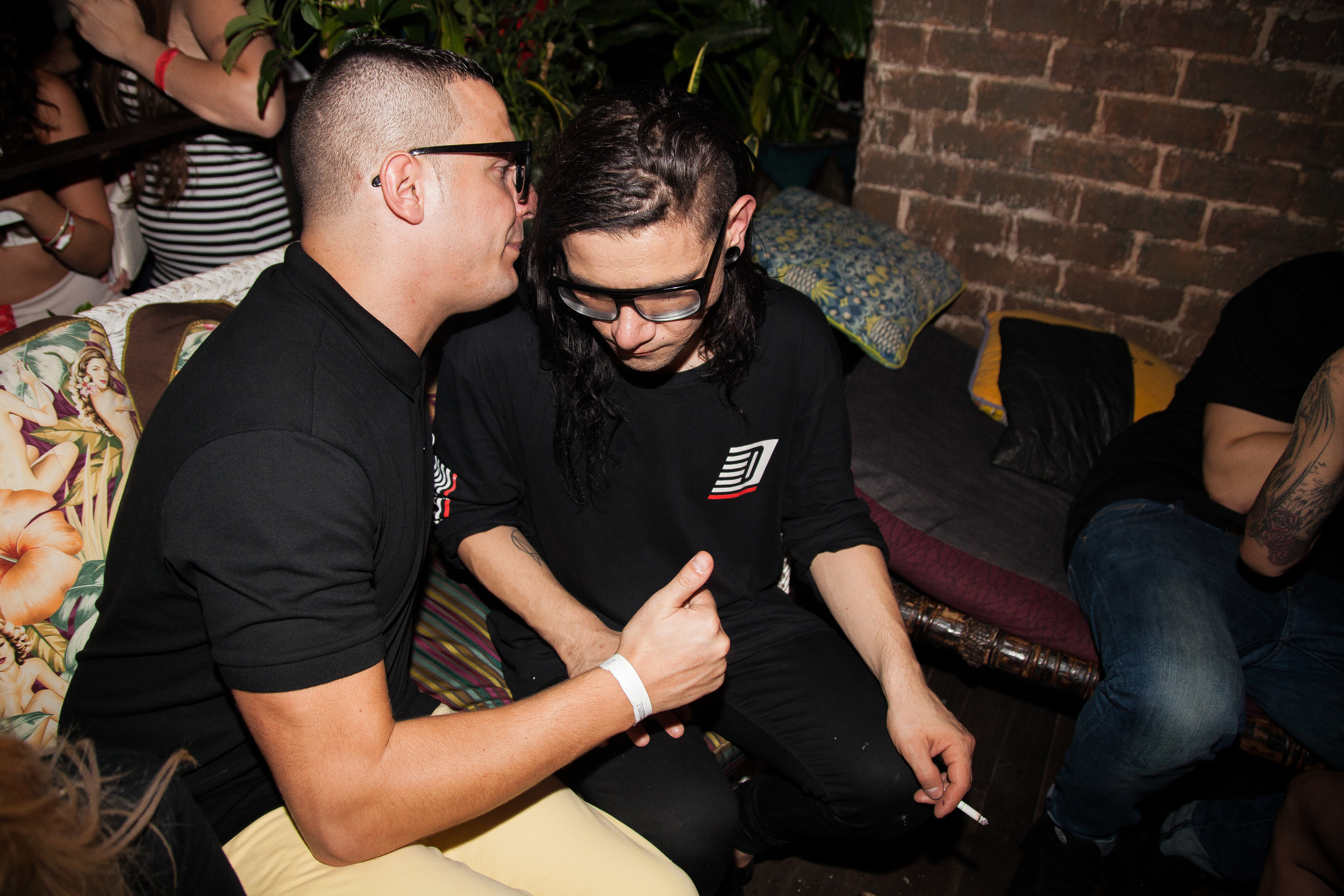 04.12.2014 Industry secrets last night between DJ Snake & Skrillex in Kings Cross.