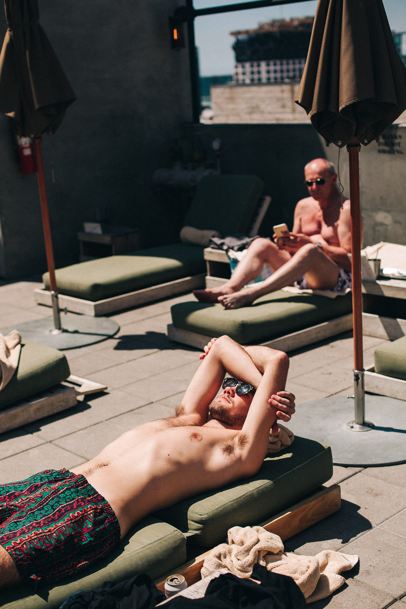 12.04.2016 Beers and pool on the top of the Ace hotel.