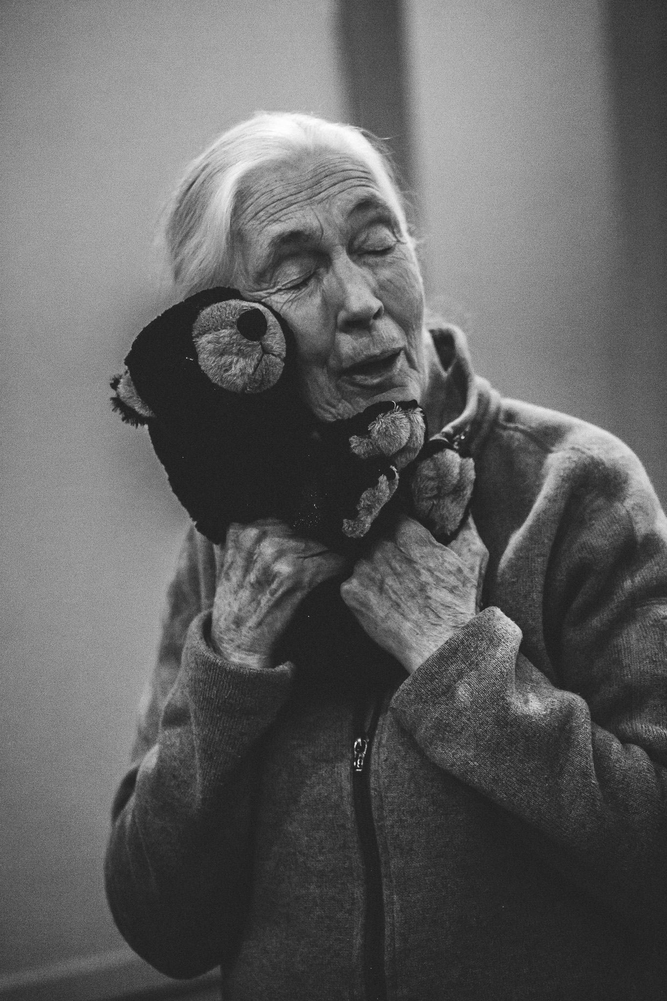 23.06.2017 Jane Goodall backstage after her talk at the Hordern.