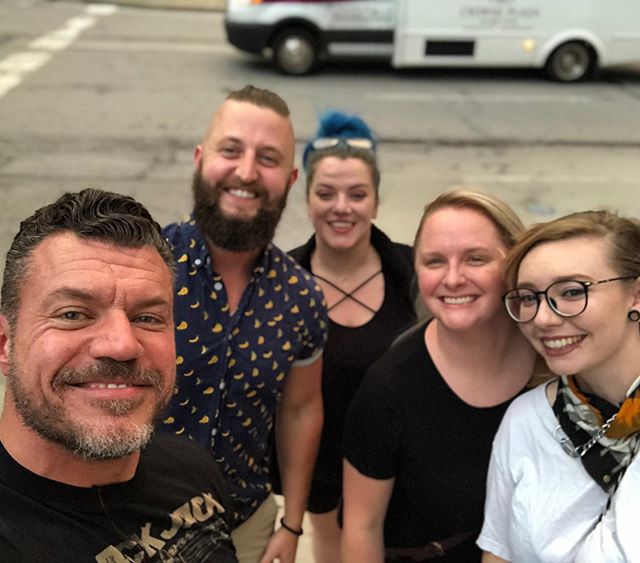 This crew invited me along to see an hour of @nickofferman just being amazing on stage. Funny, truthful, wry, tongue-in-cheek irreverence, with some great songs and story-telling throughout.