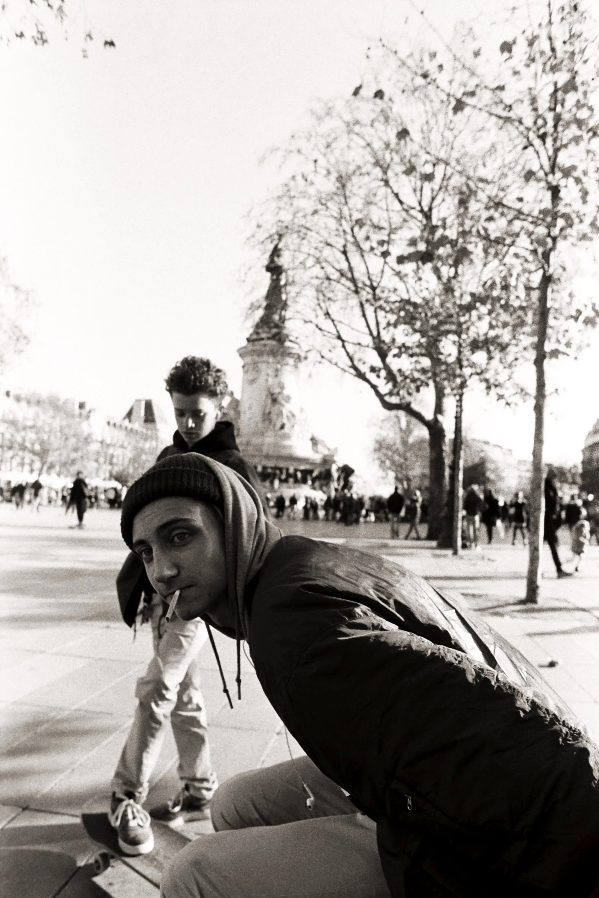 Skater at Place de la Republique