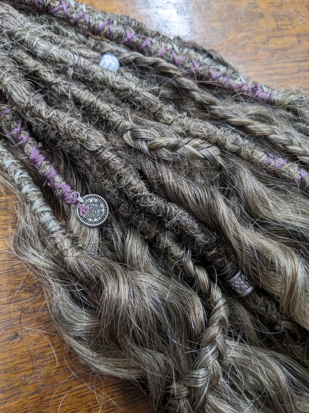 Ash Blonde Curly Locs — Black Cockatoo Dreadlocks