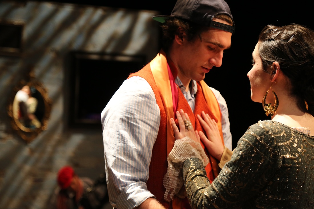 Zach Libresco (Julio) and Montana Lampert Hoover (Leonora) © Amanda Hinkle.