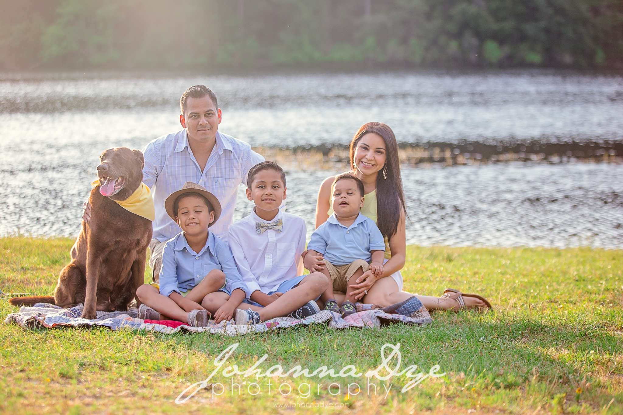 Family Photography at Lake Rim Park in Fayetteville, North Carolina