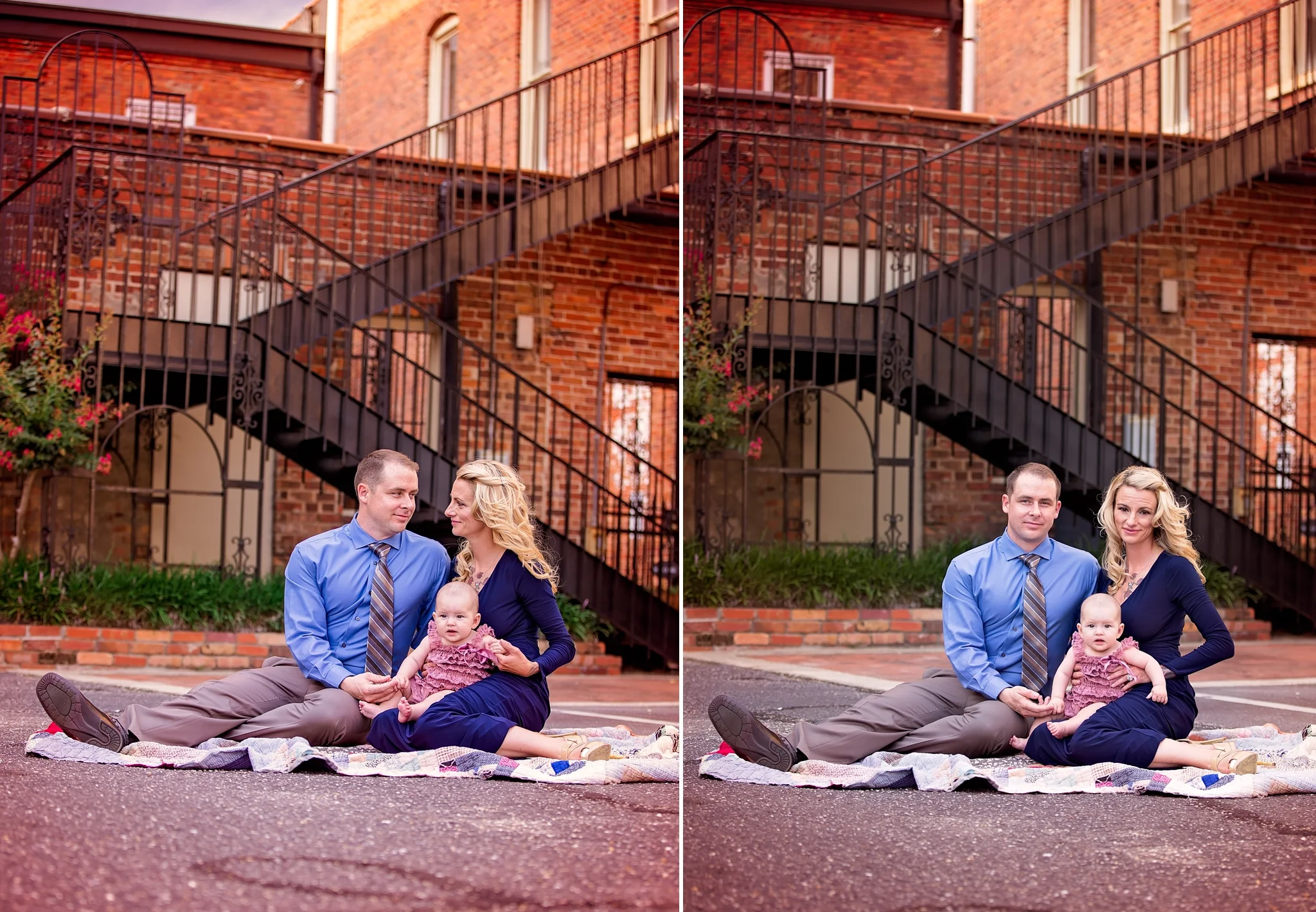 Family Photographer in Downtown Fayetteville, North Carolina