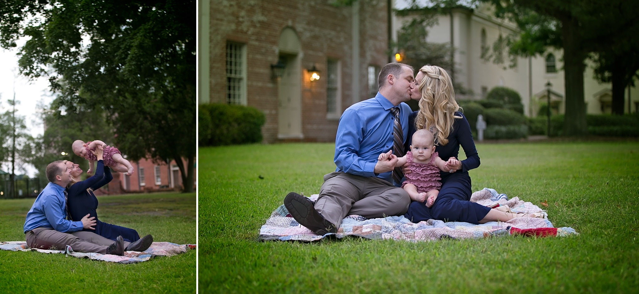 Family Photography in Downtown Fayetteville, North Carolina
