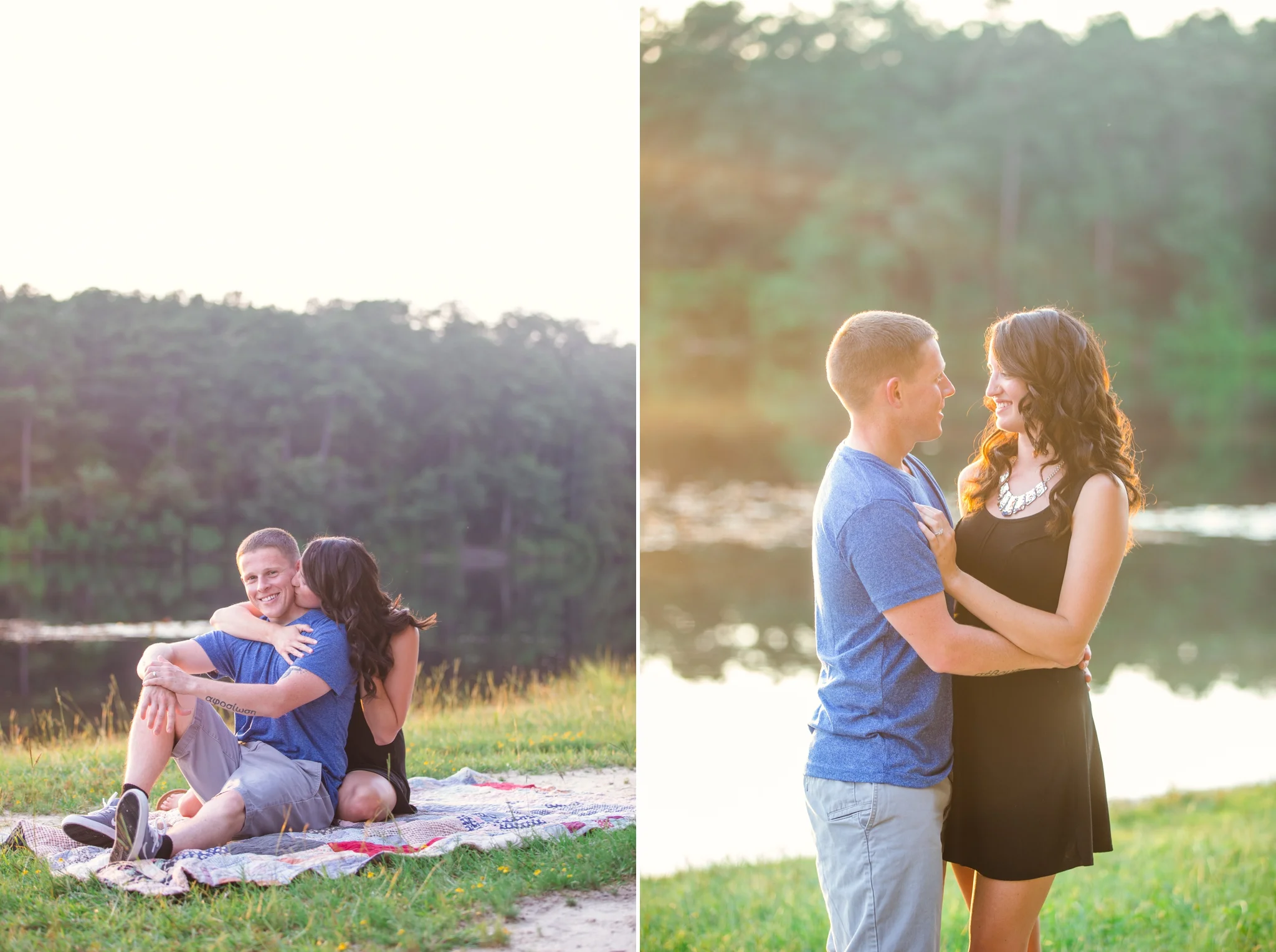 Anniversary Photography at Lake Rim, Fayetteville North Carolina