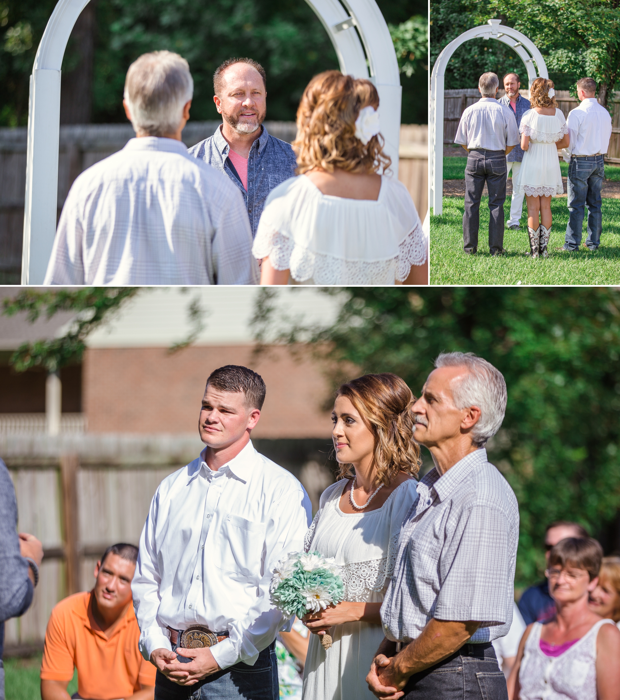 Southern Country Backyard Elopement - Fayetteville North Carolina Wedding Photographer - Johanna Dye Photography