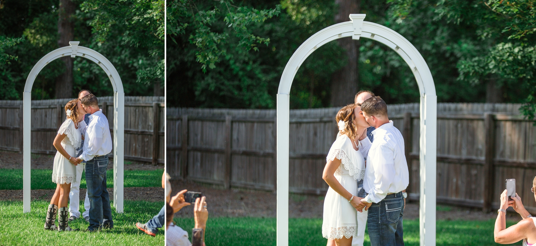 Southern Country Backyard Elopement - Fayetteville North Carolina Wedding Photographer - Johanna Dye Photography