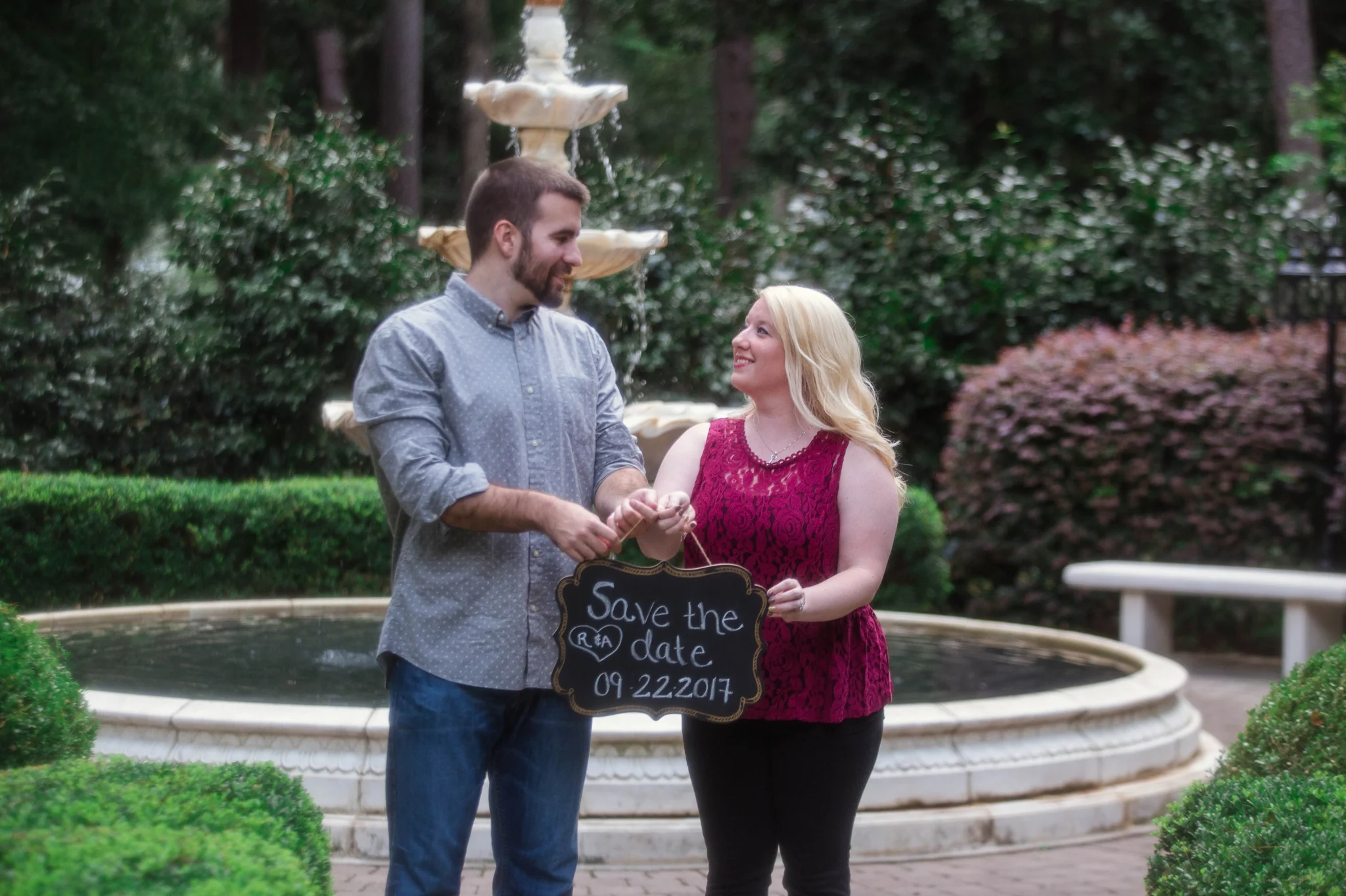 Engagement Photography at the Weymouth Center in Southern Pines North Carolina