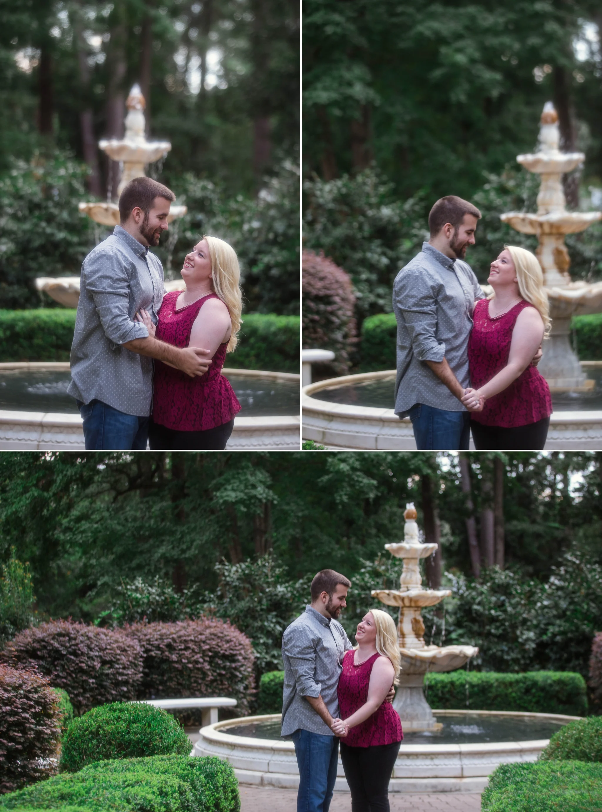 Engagement Photography at the Weymouth Center in Southern Pines North Carolina 