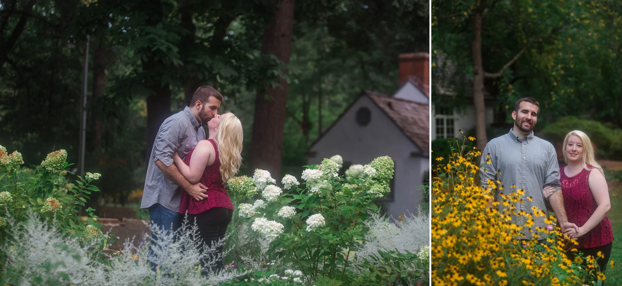 Engagement Photography at the Weymouth Center in Southern Pines North Carolina