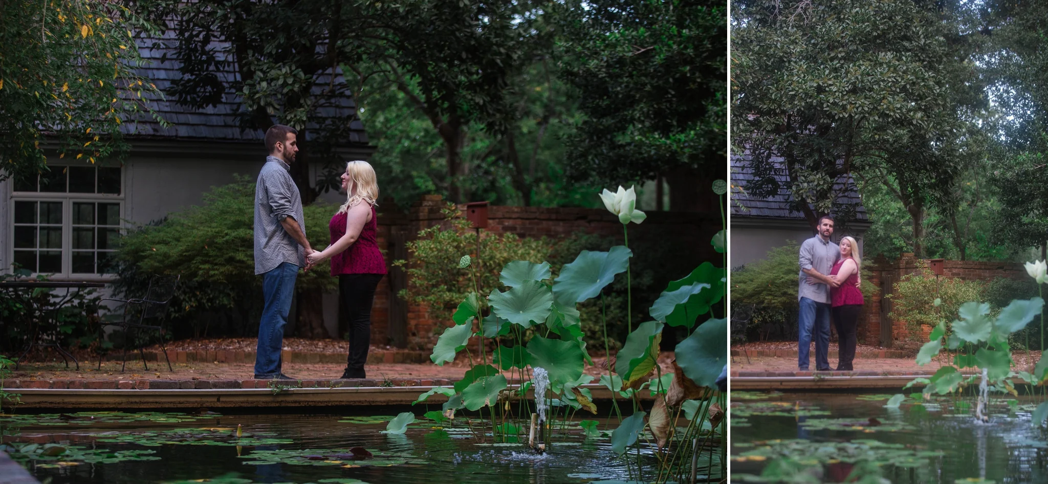 Engagement Photography at the Weymouth Center in Southern Pines North Carolina