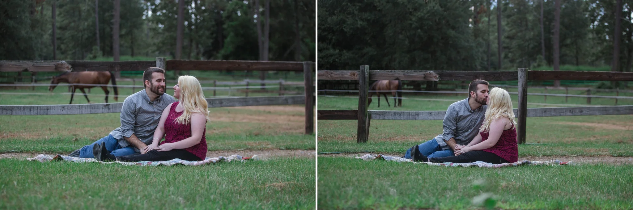 Engagement Photography at the Weymouth Center in Southern Pines North Carolina