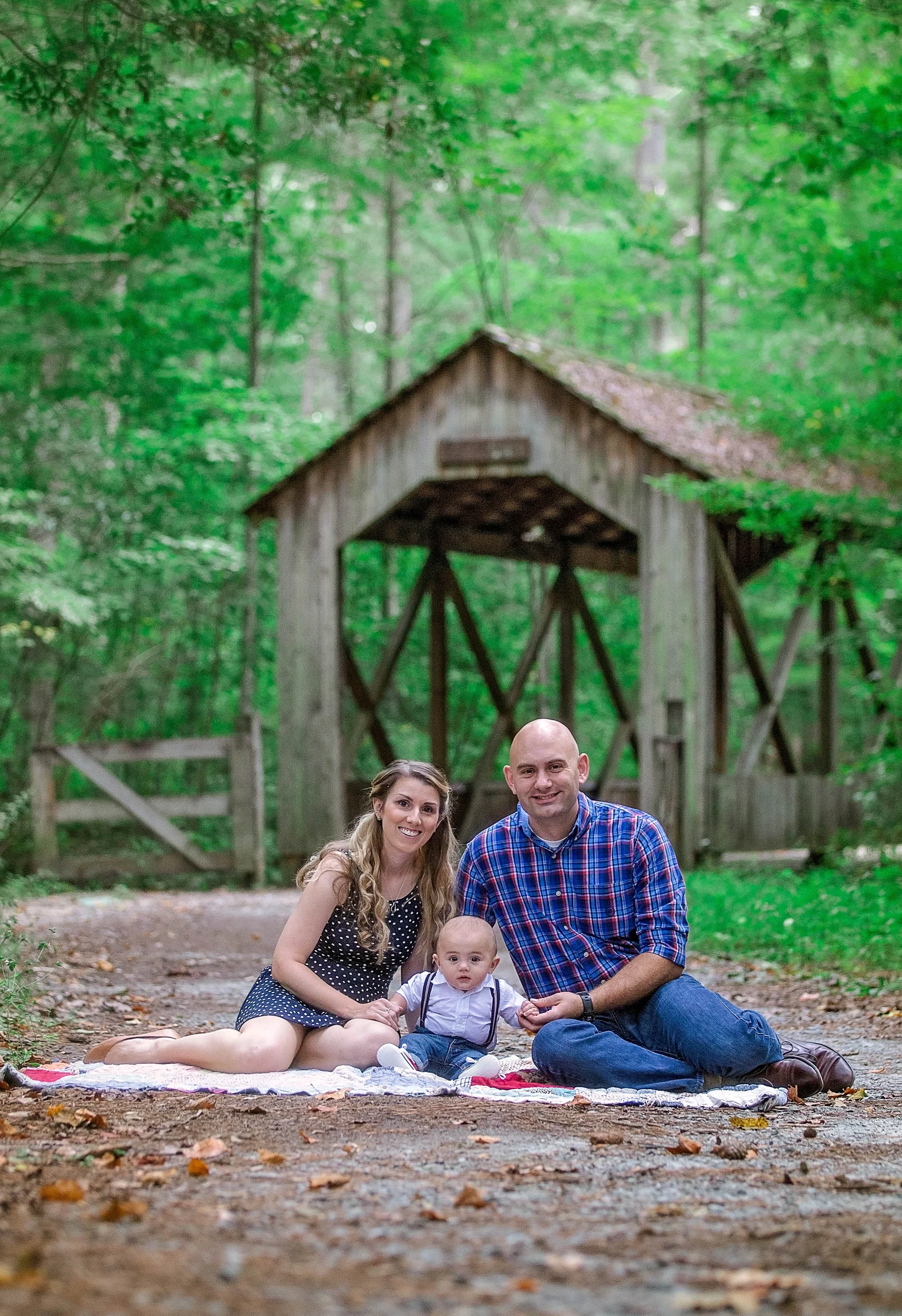 Family Photography at Clark Park in Fayetteville, North Carolina