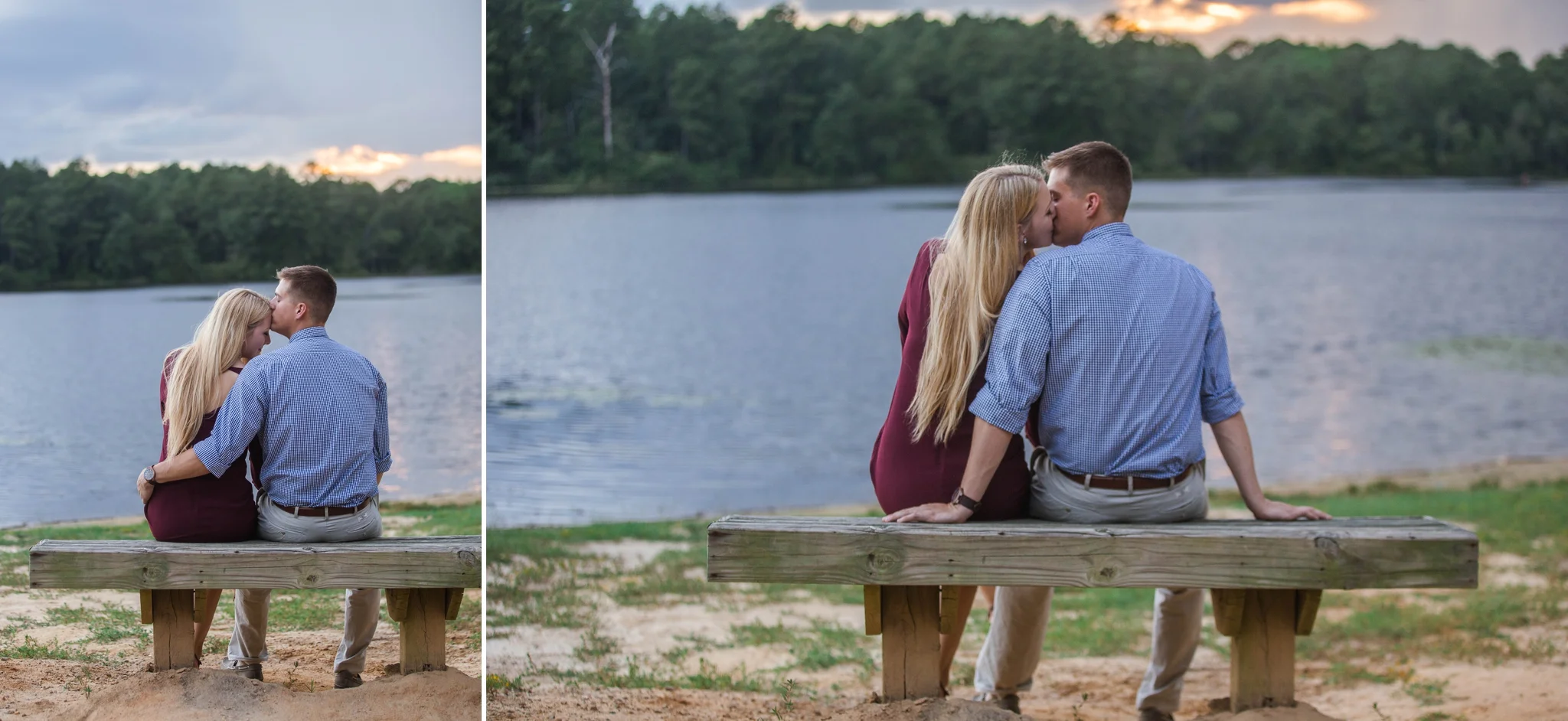 Engagement Photography Session at Lake Rim in Fayetteville North Carolina