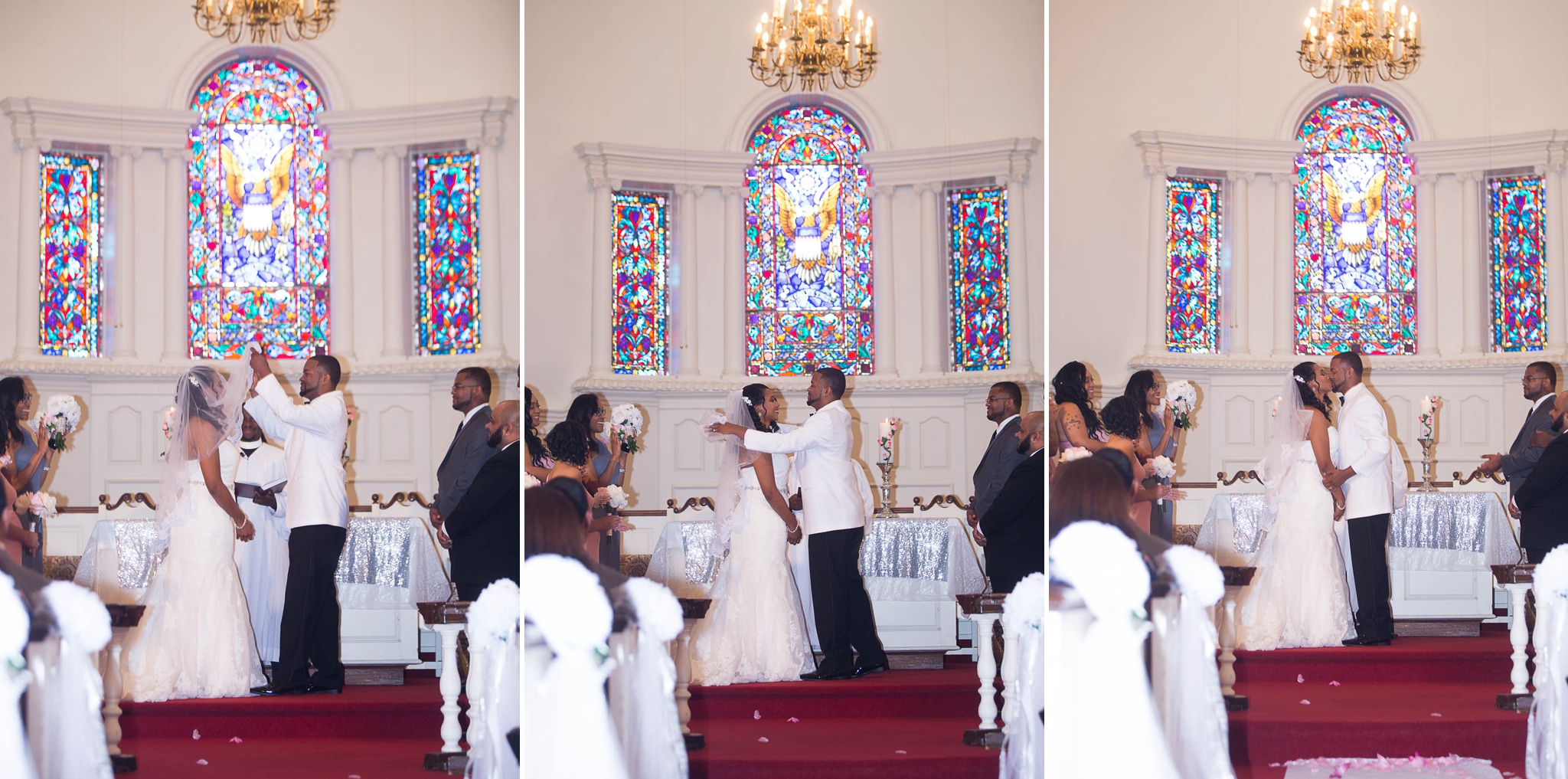 Wedding at Fort Bragg Main Post Chapel