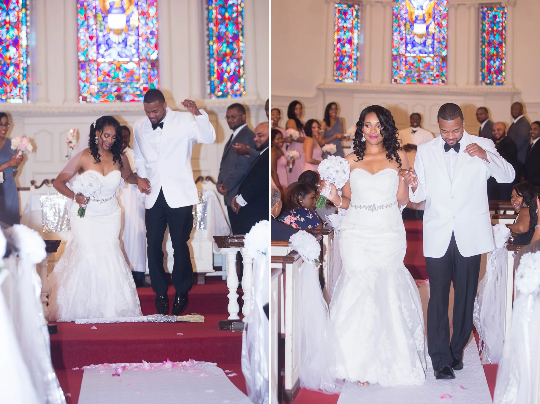 Wedding at Fort Bragg Main Post Chapel