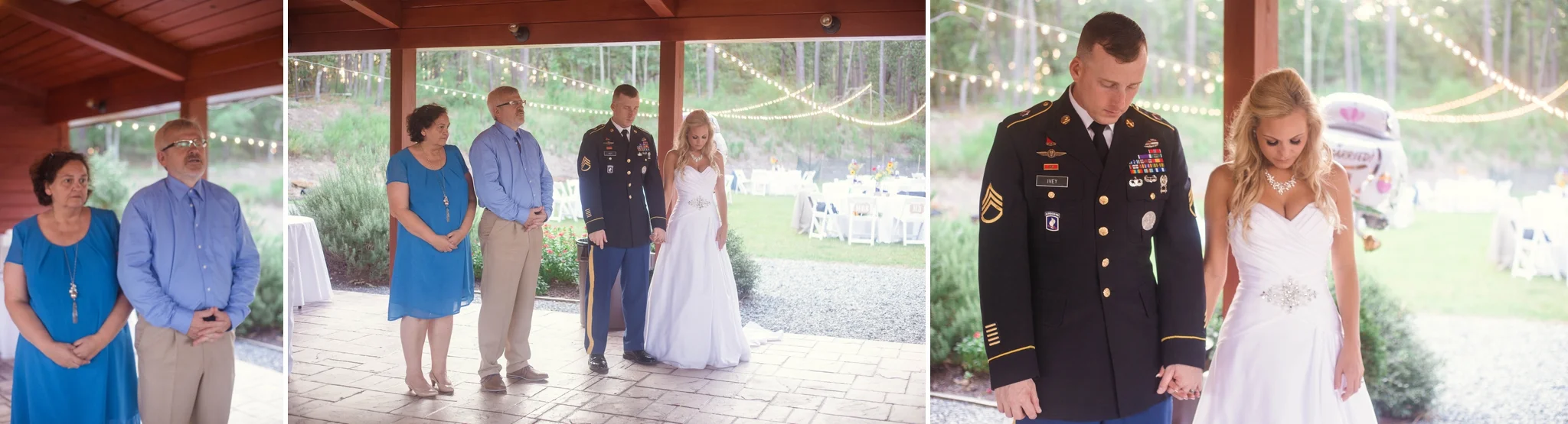 Wedding at King Fisher Society in laurel Hill north carolina