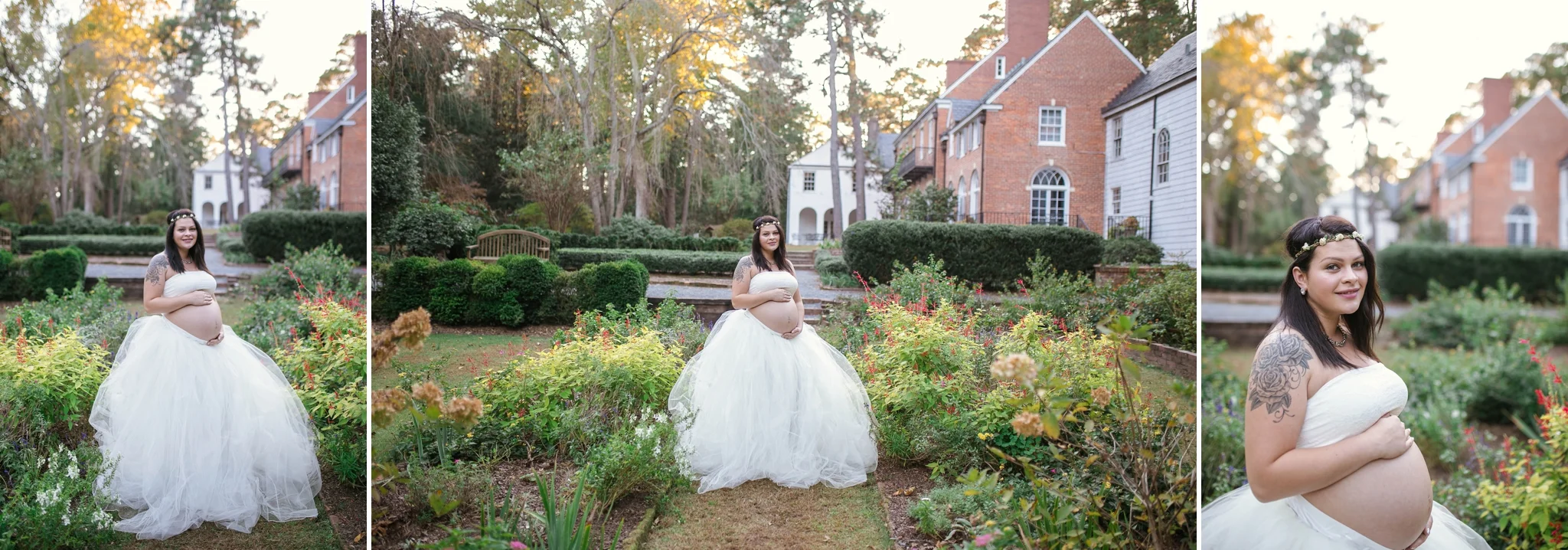 Maternity Session at the Weymouth Center in Southern Pines, NC 